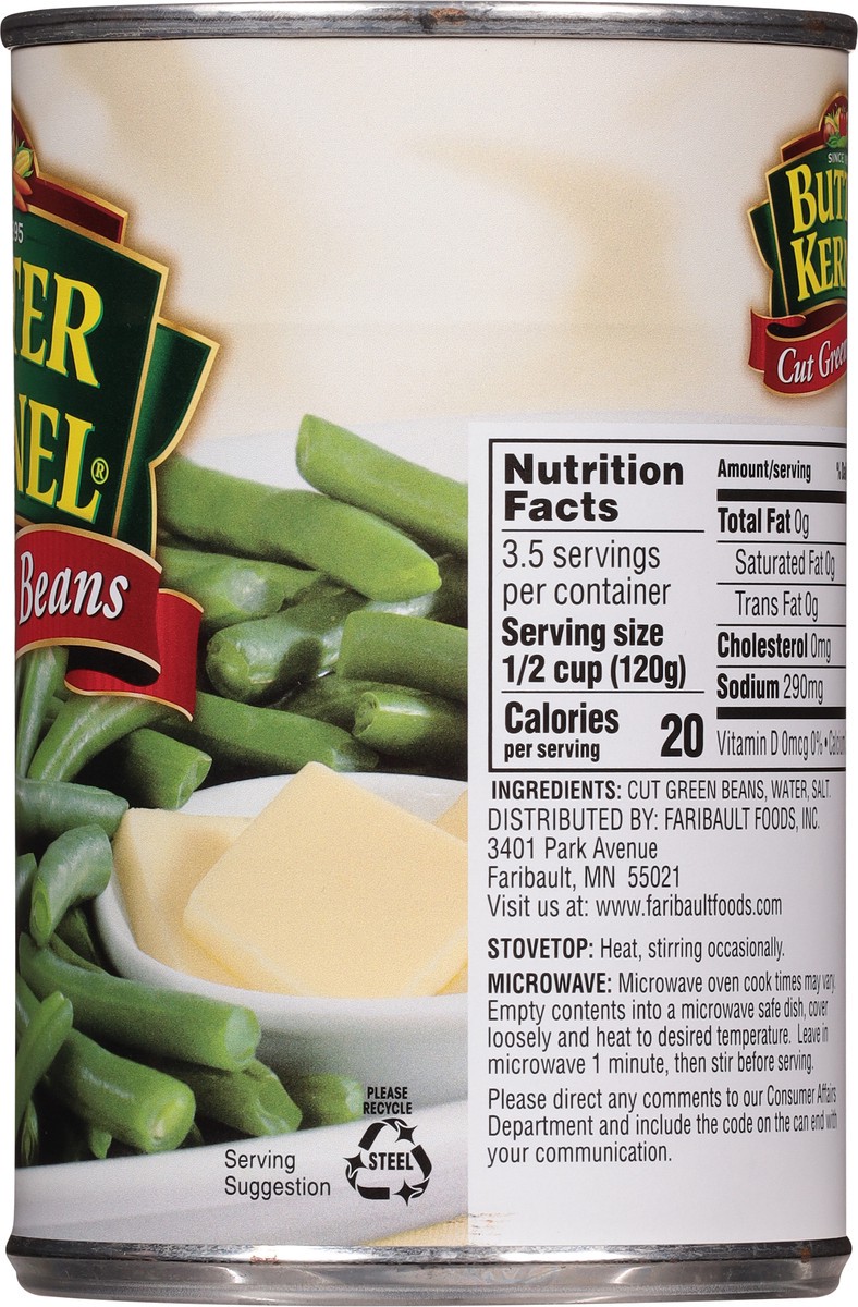 slide 8 of 9, Butter Kernel Cut Green Beans, 14.5 oz