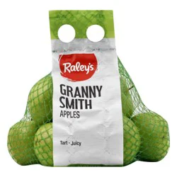 Raley's Granny Smith Apples, Bag 32 oz