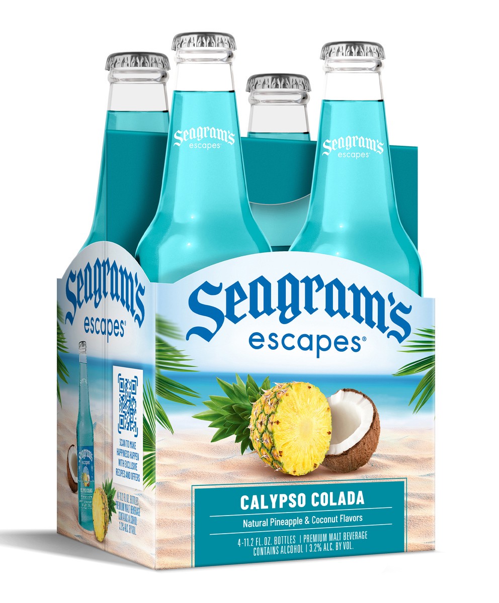 slide 5 of 9, Seagram's Calypso Colada, 4 fl oz