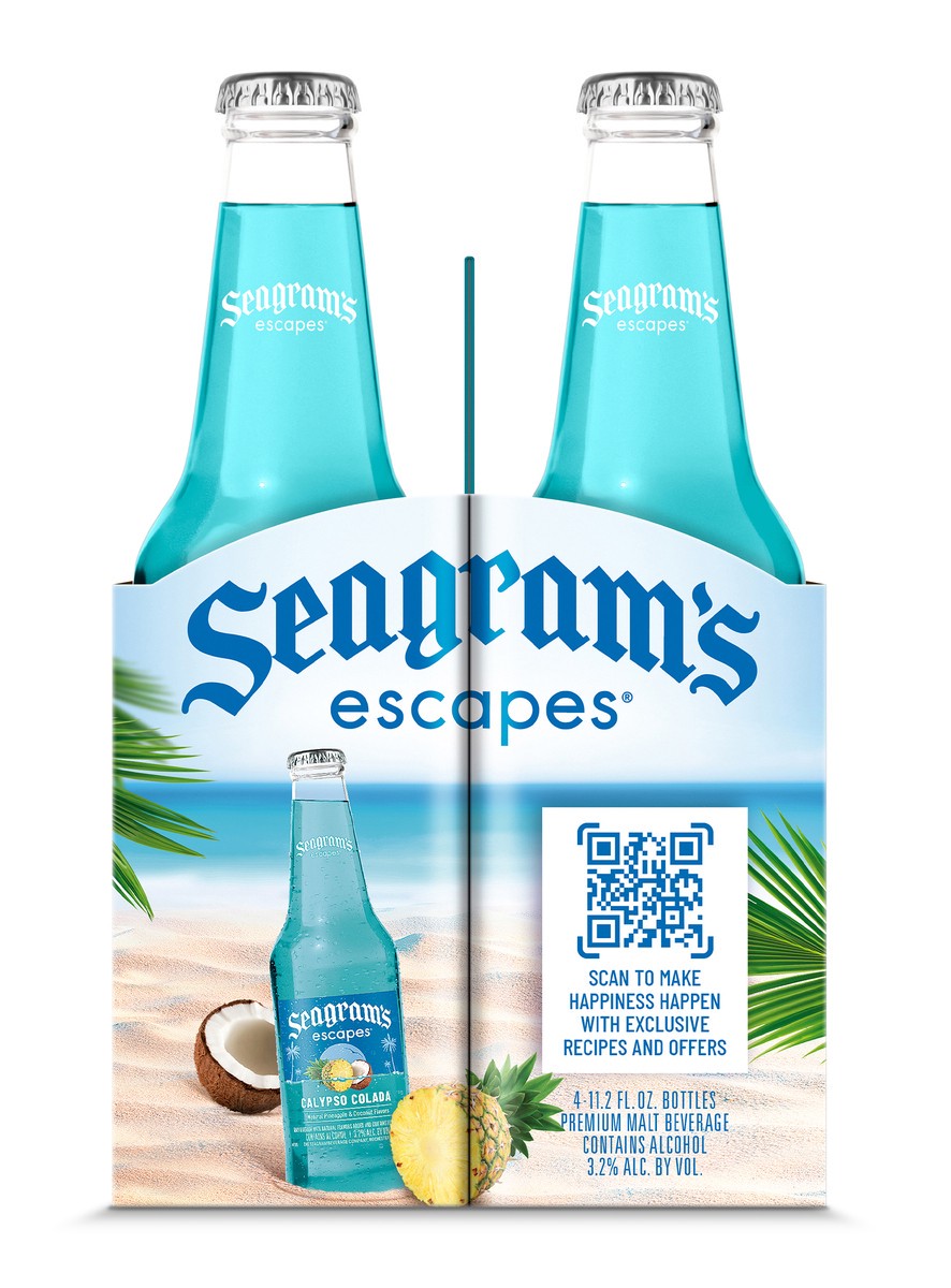 slide 4 of 9, Seagram's Calypso Colada, 4 fl oz