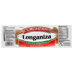 El Mexicano Cured Longaniza 10 oz