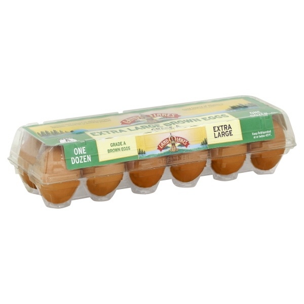 slide 1 of 2, Land O'Lakes Extra Large Brown Eggs, 12 ct