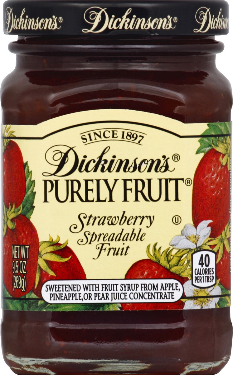 slide 2 of 2, Dickinson's Purely Fruit Strawberry, 9.5 oz