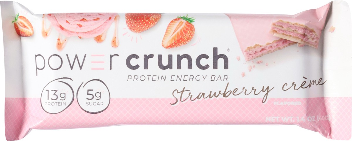 slide 3 of 9, Power Crunch Strawberry Creme Flavored Protein Energy Bar 1.4 oz, 1.4 oz