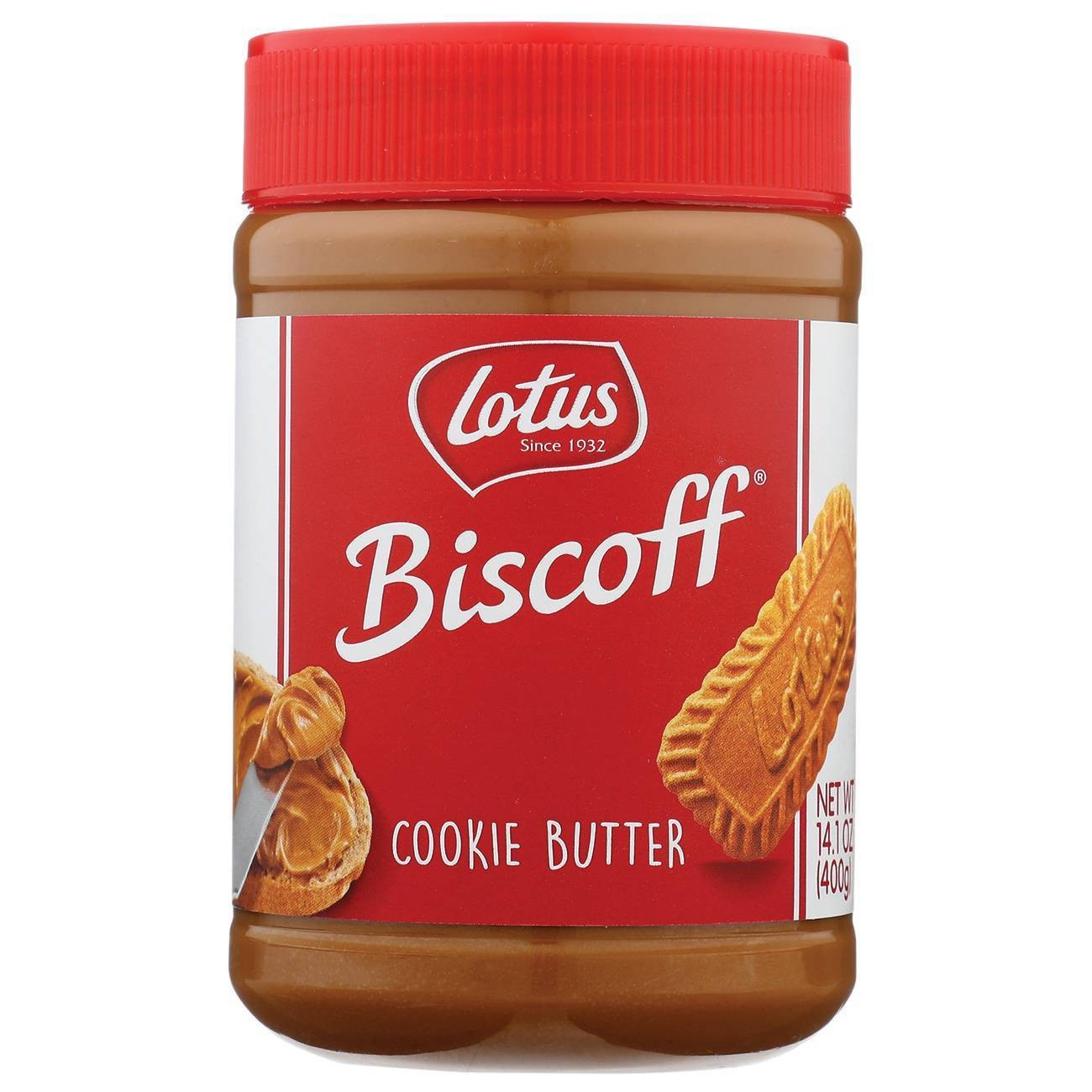 slide 1 of 4, Biscoff Creamy Cookie Butter Spread, 14 oz