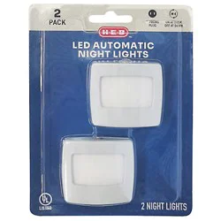 H-E-B LED Automatic Night Lights - White