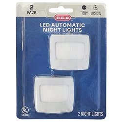 H-E-B LED Automatic Night Lights - White