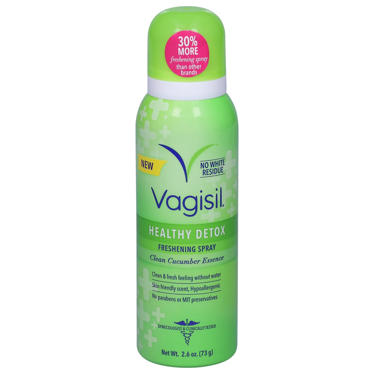 slide 1 of 2, Vagisil Healthy Detox Clean Cucumber Essence Freshening Spray 2.6 oz, 2.6 oz
