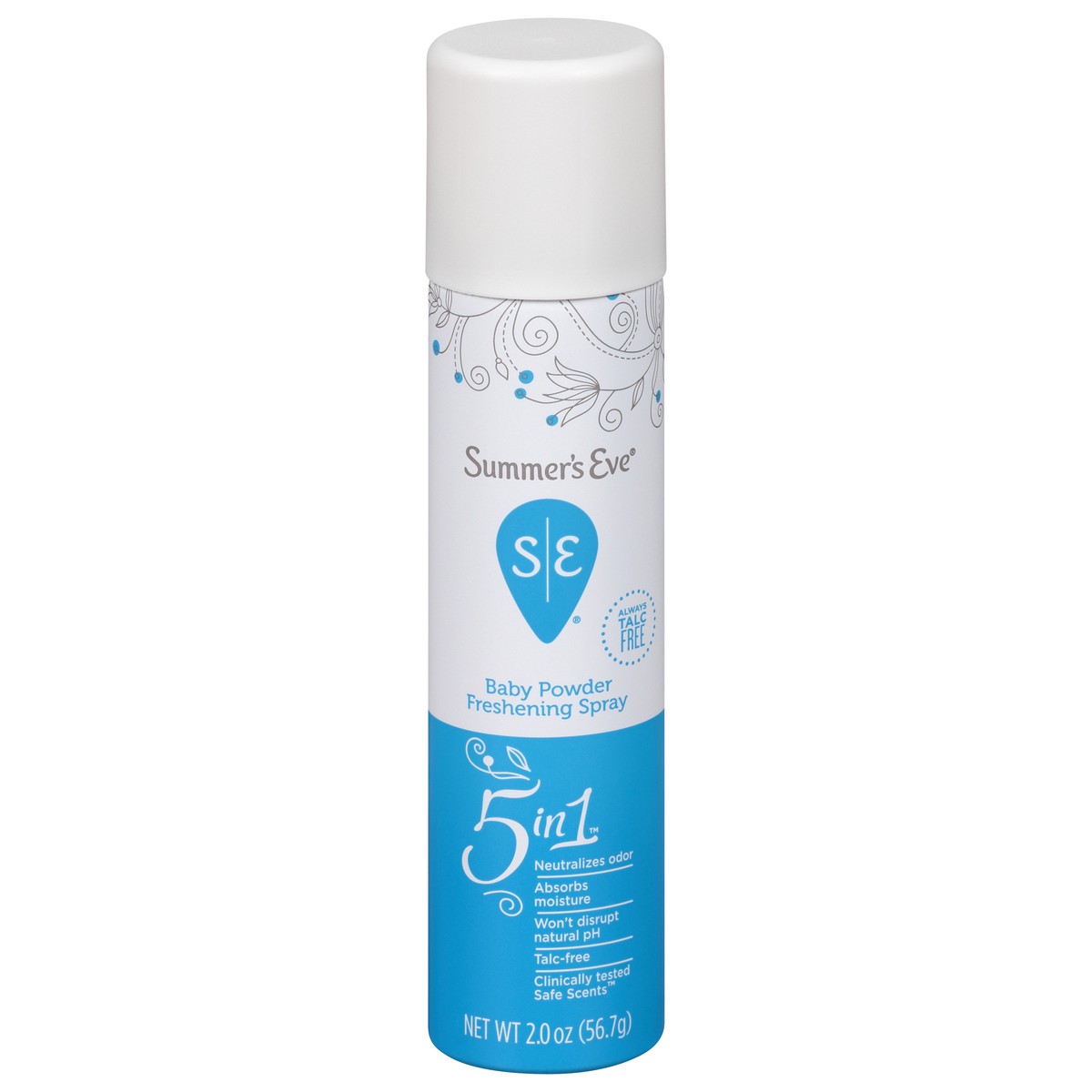 slide 7 of 8, Summer's Eve Baby Powder Daily Gentle Feminine Spray, 2 oz, 2 oz