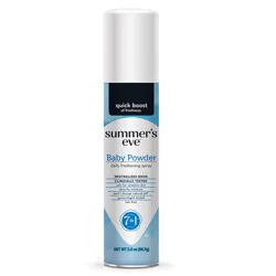 Summer's Eve Baby Powder Deodorant Spray, 2 Oz
