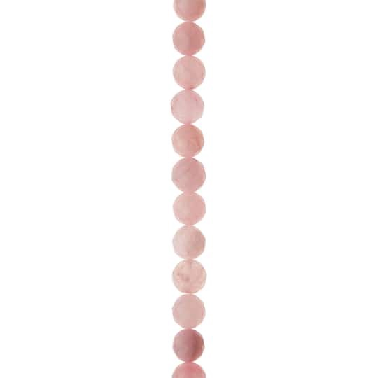 slide 1 of 3, Faceted Rose Quartz Round Beads, 10mm By Bead Landing, 10mm