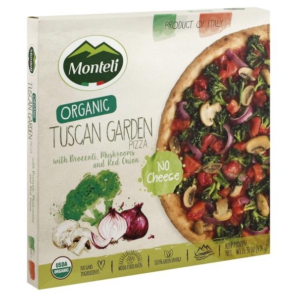 slide 1 of 1, Monteli Tuscan Garden Frozen Pizza, 15.31 oz