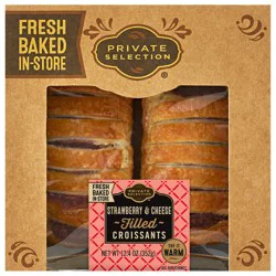 Private Selection® Strawberry & Cheese Filled Croissants