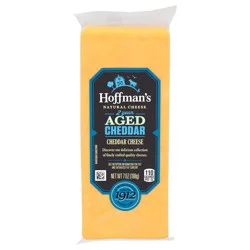 Hoffman's 2 Year Aged Yellow Cheddar Cheese, 7 oz Block