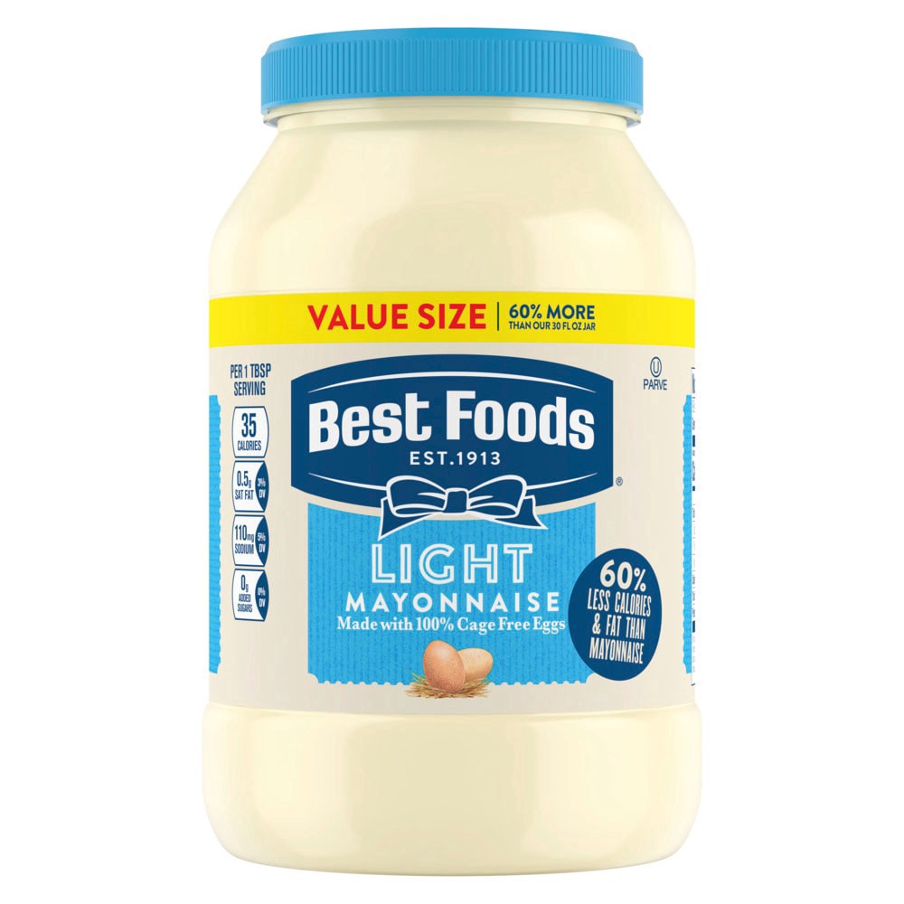 slide 2 of 2, Best Foods® Light Mayonnaise, 48 fl oz