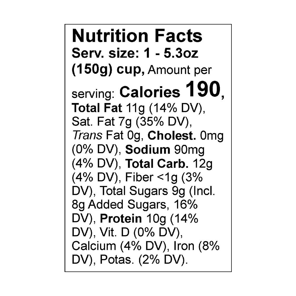 slide 2 of 3, siggi's Plant-Based Coconut Blend, Vanilla Cinnamon, 5.3 oz., 5.3 oz