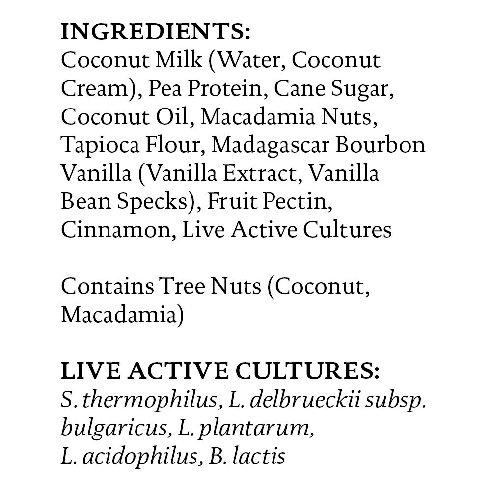 slide 3 of 3, Siggi's Plant-based Coconut Blend Vanilla & Cinnamon Yogurt, 5.3 fl oz