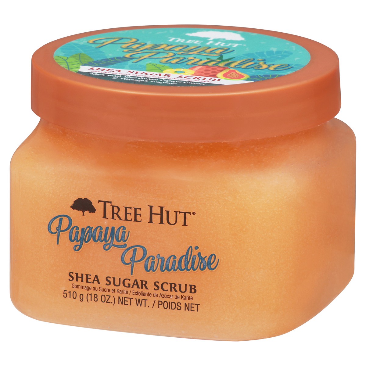 slide 3 of 12, Tree Hut Papaya Paradise Shea Sugar Scrub 18 oz, 18 oz