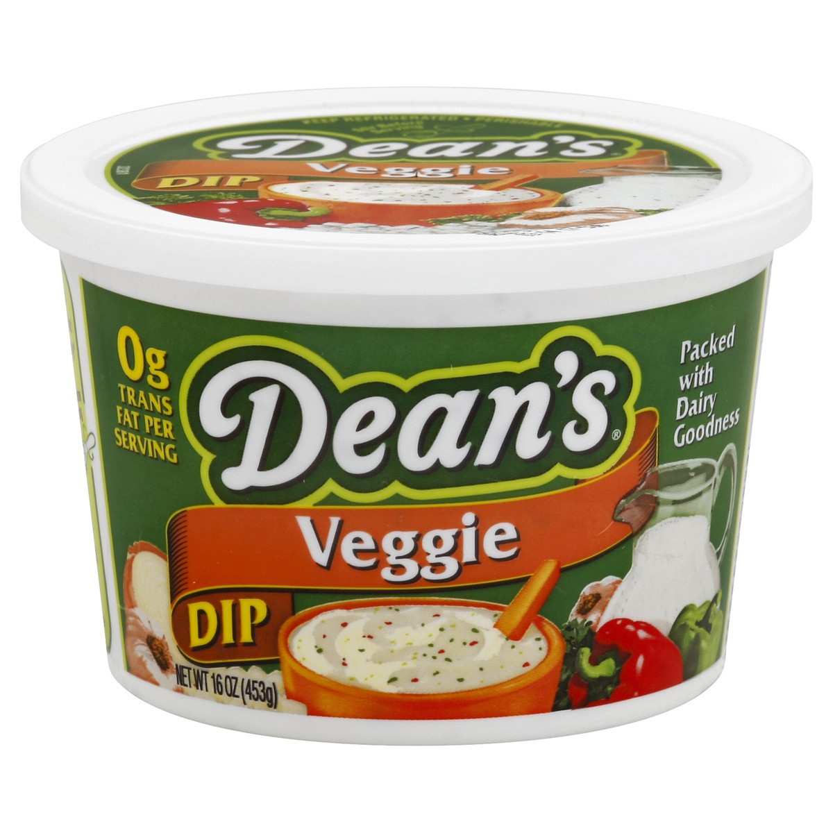 slide 2 of 4, Dean's Veggie Dip 16 oz Tub, 16 oz