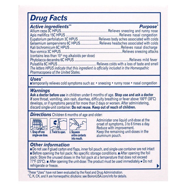 slide 7 of 13, Boiron Coldcalm Baby Cold Relief Liquid Doses, 30 ct