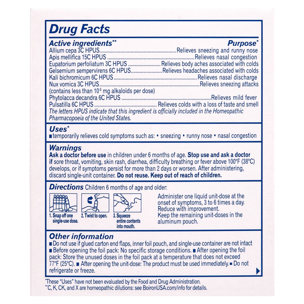 slide 10 of 13, Boiron Coldcalm Baby Cold Relief Liquid Doses, 30 ct