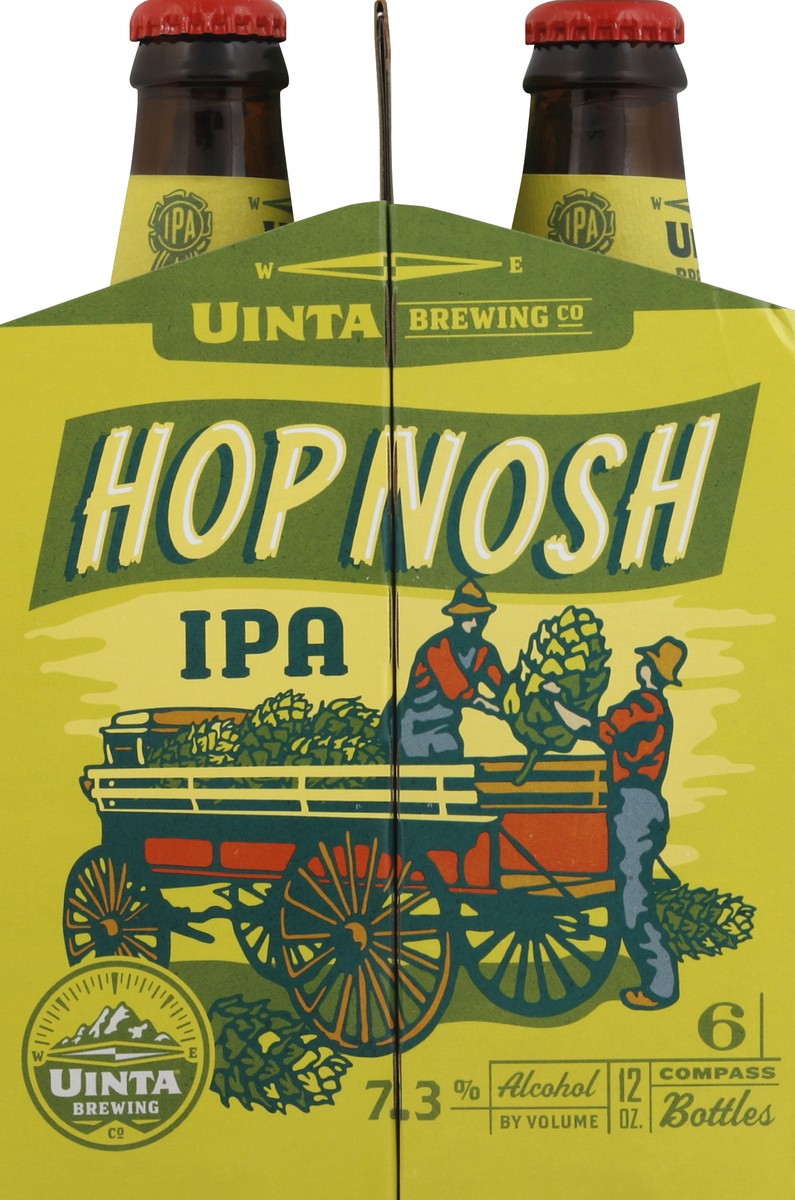 slide 3 of 4, Uinta Brewing Co. Hop Nosh IPA Bottles, 6 ct; 12 fl oz