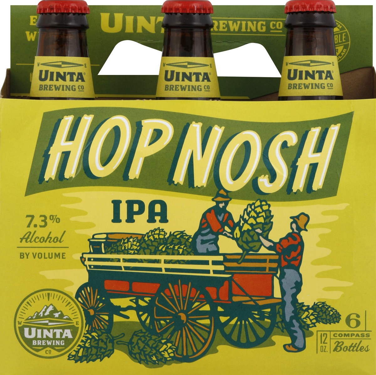 slide 4 of 4, Uinta Brewing Co. Hop Nosh IPA Bottles, 6 ct; 12 fl oz