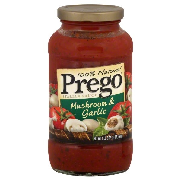 slide 1 of 1, Prego Mushroom Garlic, 1 ct