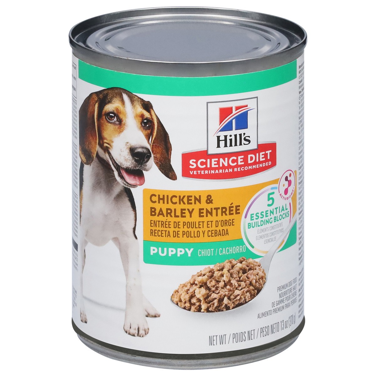 slide 1 of 10, Hill's Puppy Chicken & Barley Entree Dog Food 13 oz, 13 oz