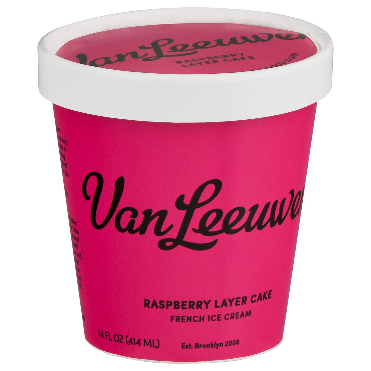 slide 9 of 9, Van Leeuwen French Raspberry Layer Cake Ice Cream 14 fl oz, 14 fl oz