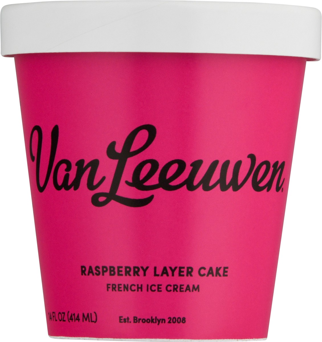 slide 6 of 9, Van Leeuwen French Raspberry Layer Cake Ice Cream 14 fl oz, 14 fl oz