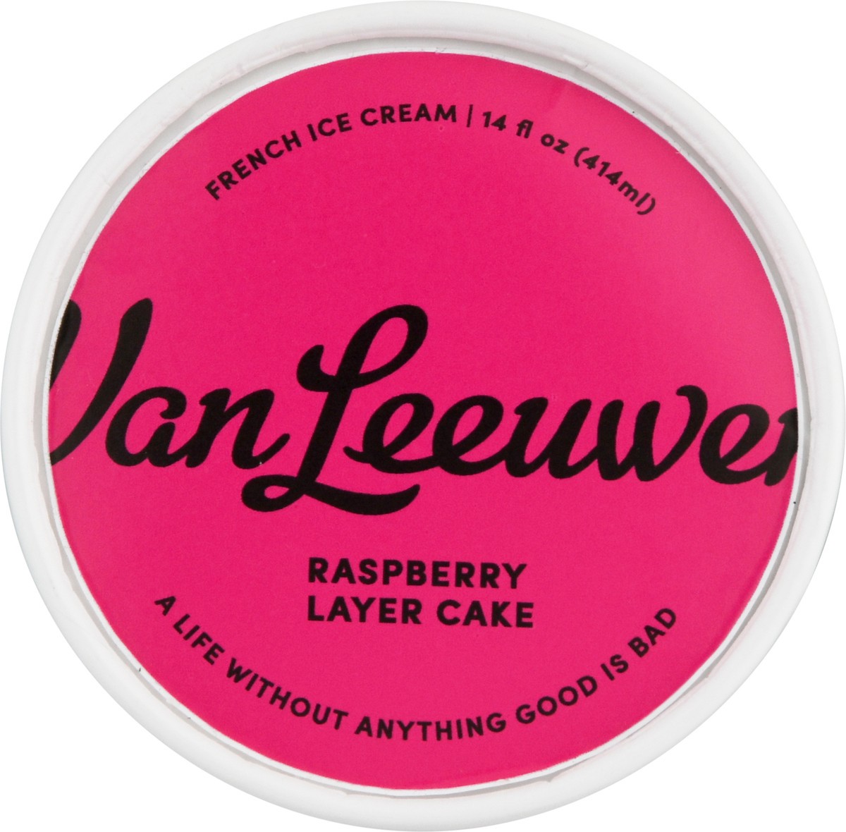 slide 4 of 9, Van Leeuwen French Raspberry Layer Cake Ice Cream 14 fl oz, 14 fl oz