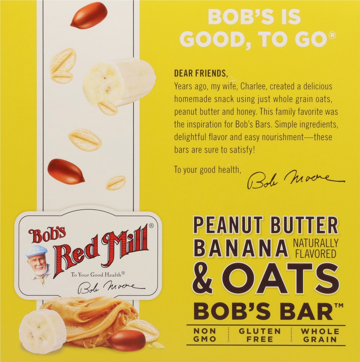 slide 7 of 9, Bob's Red Mill Bob's Bar Peanut Butter Banana & Oats Bars 5 - 1.48 oz Bars, 5 ct