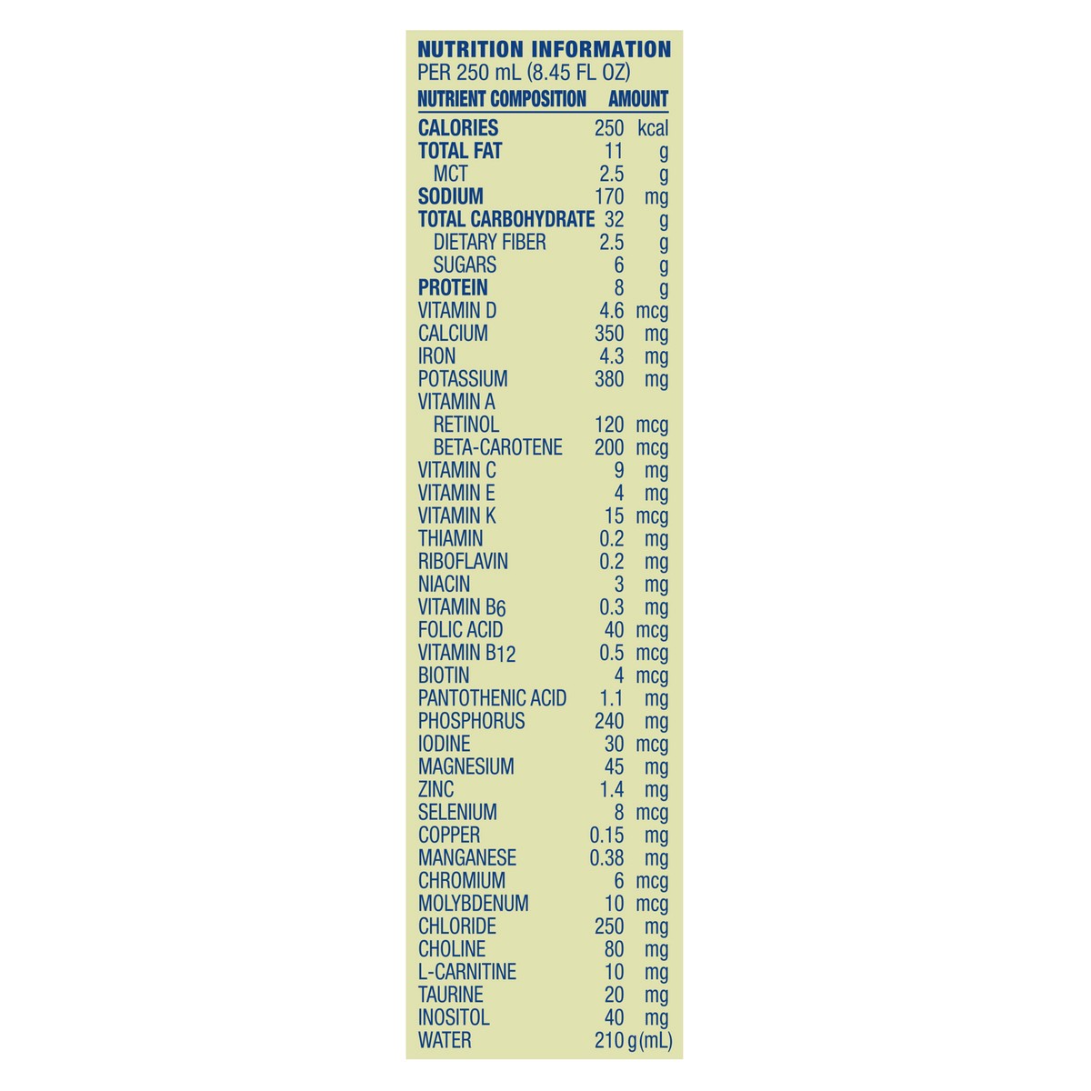 slide 6 of 9, COMPLEAT Pediatric Standard 1.0 Vanilla 250 mL Tetra Pak Dream Cap, 8.45 fl oz