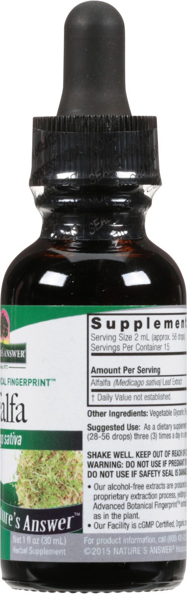 slide 4 of 12, Nature's Answer Alfalfa 1 fl oz, 1 fl oz