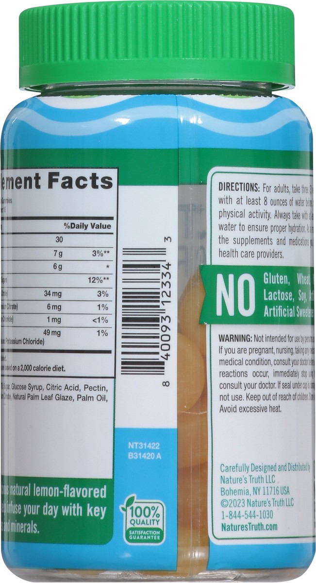 slide 3 of 14, Nature's Truth Electrolyte Hydration 48 Gummies, 48 ct