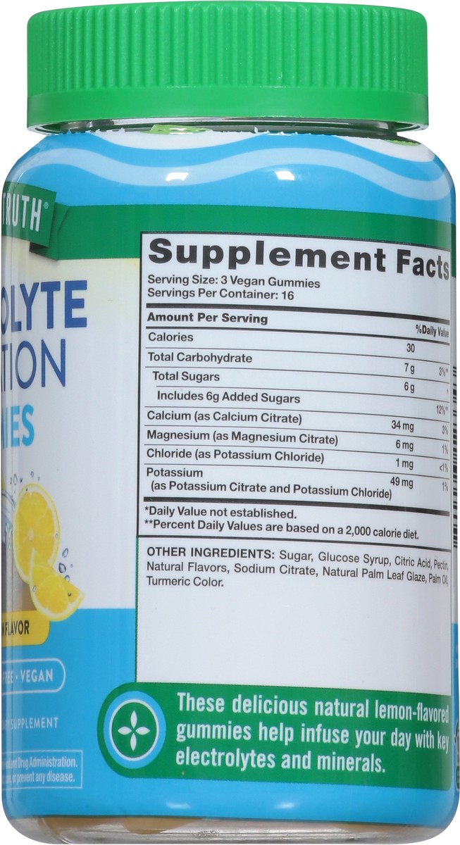slide 6 of 14, Nature's Truth Electrolyte Hydration 48 Gummies, 48 ct
