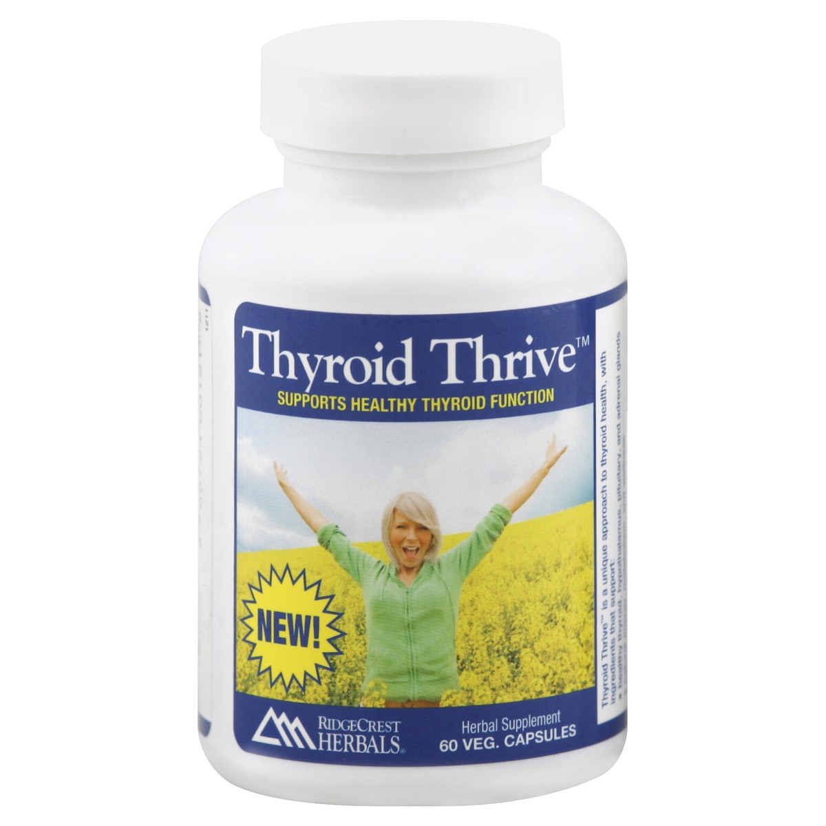 slide 2 of 2, RidgeCrest Herbals Thyroid Thrive 60 ea, 60 ct
