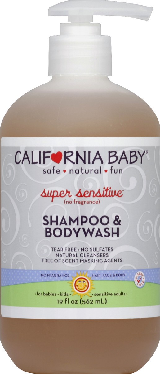 slide 6 of 6, California Baby Shampoo & Body Wash 19 oz, 19 oz