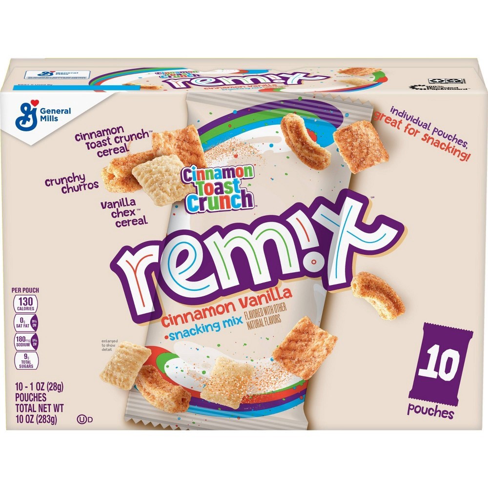 slide 2 of 3, Cinnamon Toast Crunch General Mills Cinnamon Toast Crunch Remix, 10 ct; 1 oz