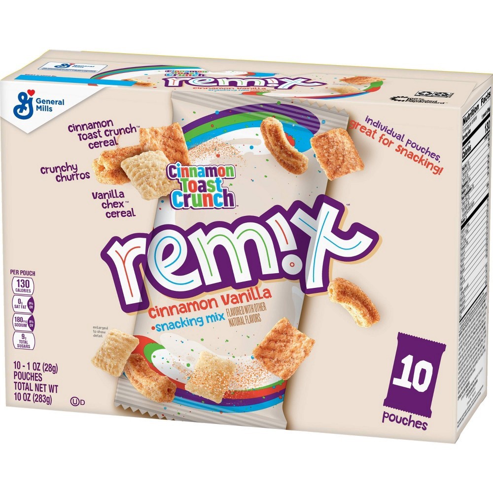 slide 3 of 3, Cinnamon Toast Crunch General Mills Cinnamon Toast Crunch Remix, 10 ct; 1 oz