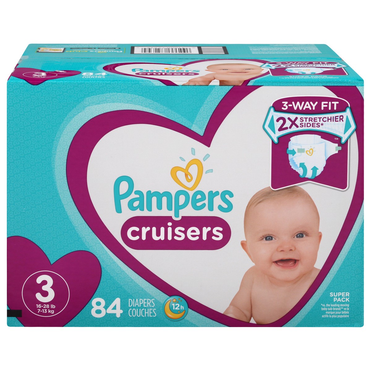 Pampers Cruisers Diapers Size 7 84 Ct.