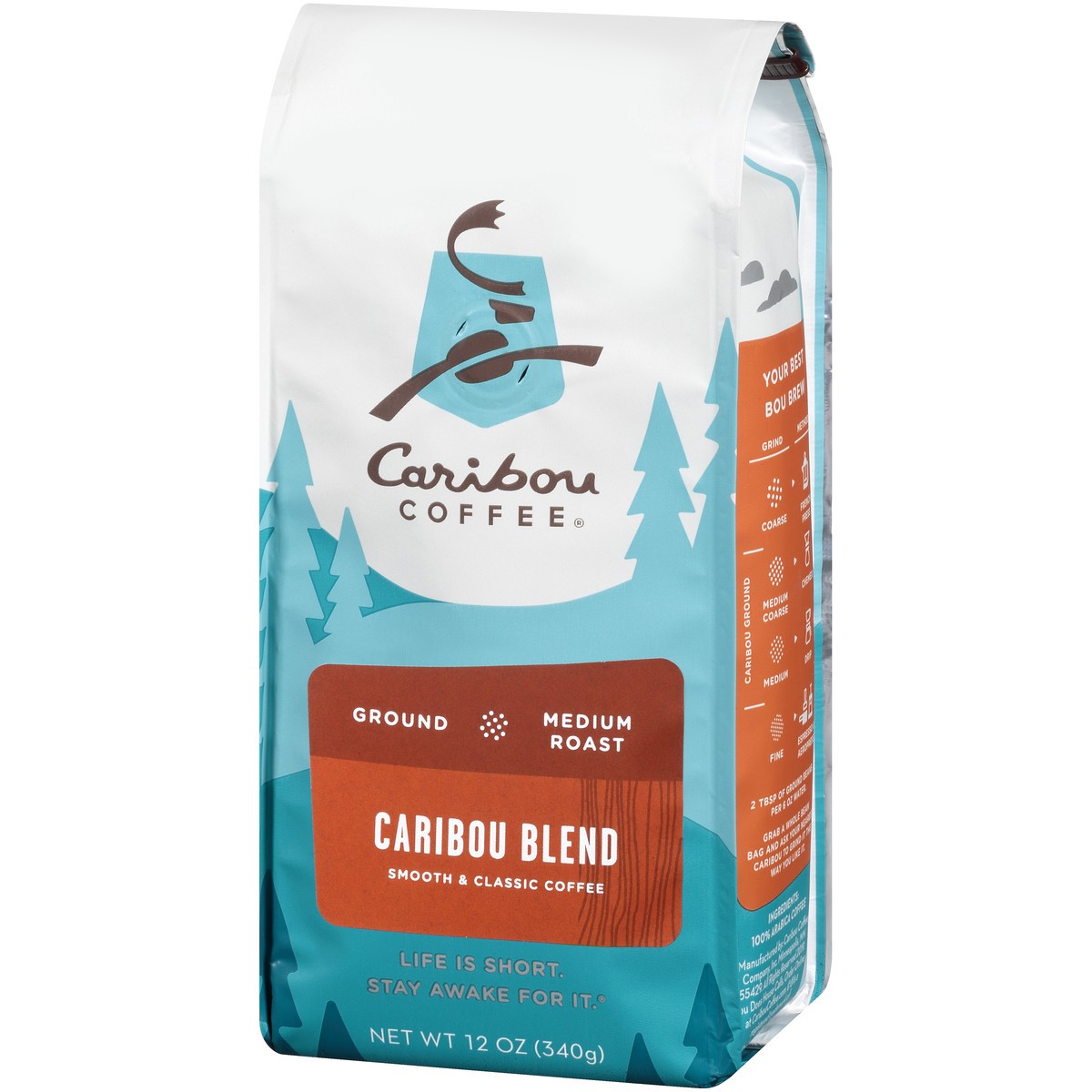 slide 3 of 9, Caribou Coffee Caribou Blend Medium Roast Ground Coffee - 12oz, 12 oz