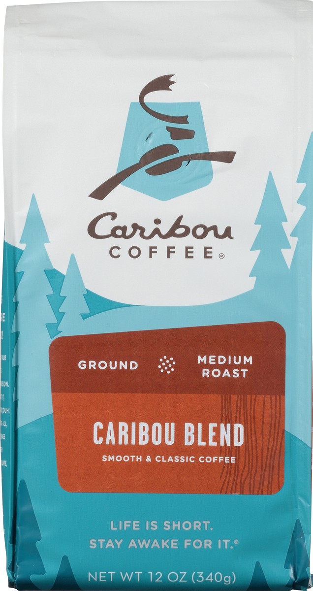 slide 6 of 9, Caribou Coffee Caribou Blend Medium Roast Ground Coffee - 12oz, 12 oz