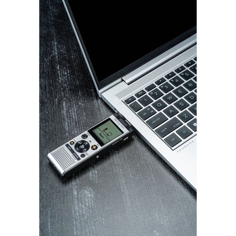 slide 4 of 6, OM System WS-882 Digital Voice Recorder - Silver, 1 ct