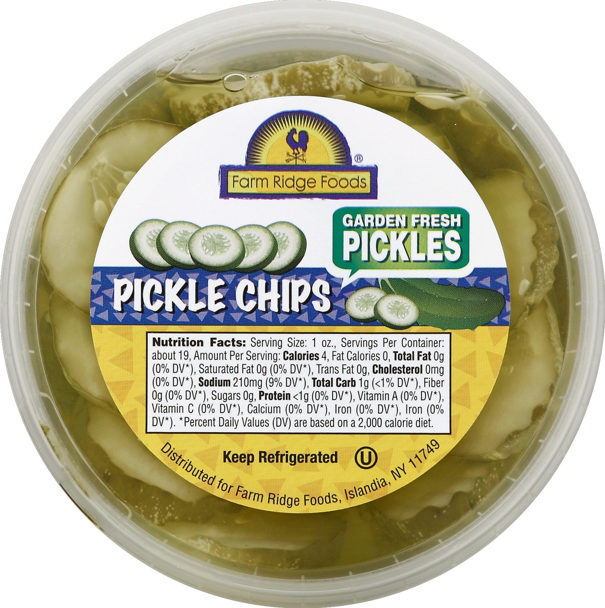 slide 2 of 3, Farm Ridge Foods Pickle Chips 32 oz, 32 oz