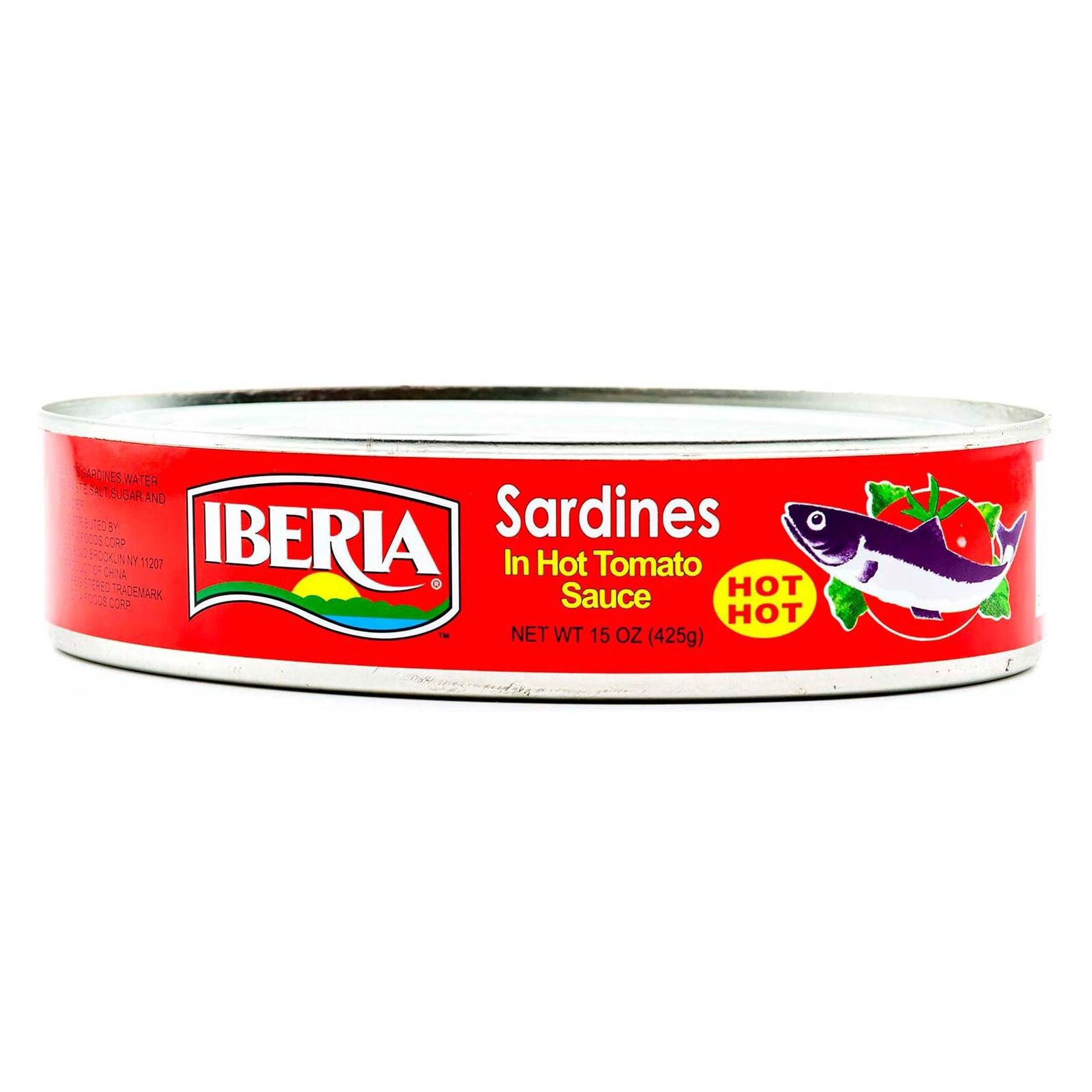 slide 1 of 1, Iberia Sardines In Hot Tomato Sauce - 15oz, 15 oz