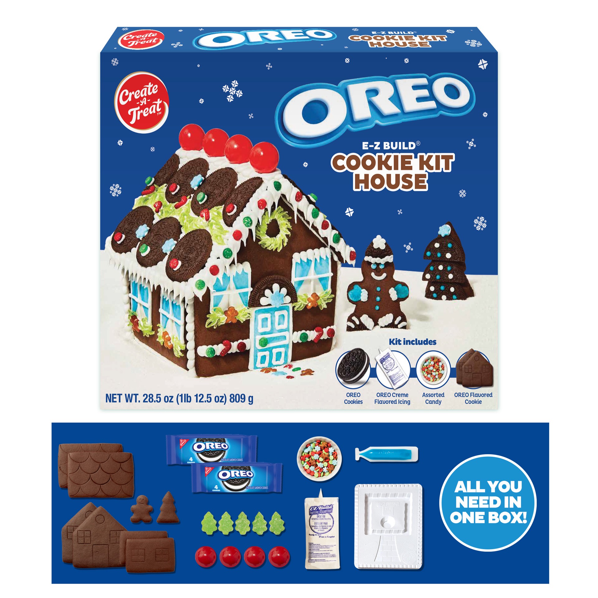 slide 2 of 2, Create A Treat Oreo Mini Village Cookie Kit 22.6 oz, 22.6 oz