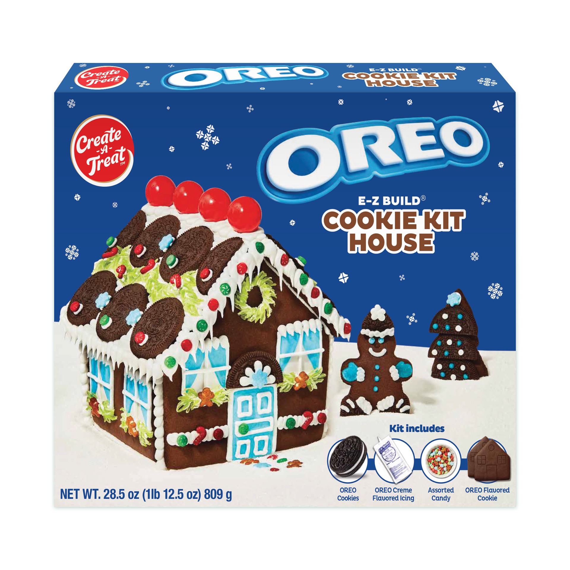 slide 1 of 2, Create A Treat Oreo Mini Village Cookie Kit 22.6 oz, 22.6 oz