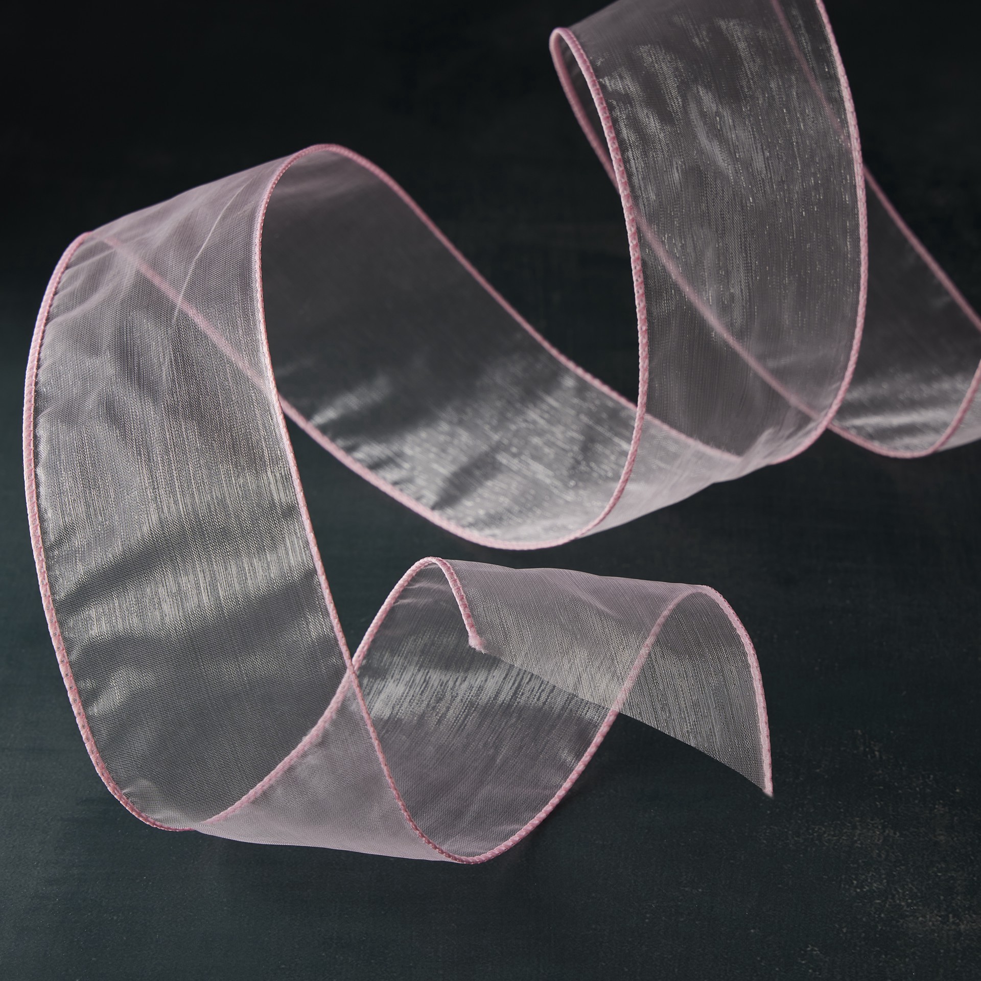 slide 4 of 4, 2.5" X 10yd. Sheer Wired Ribbon By Celebrate It, 2.5 in x 10 yd